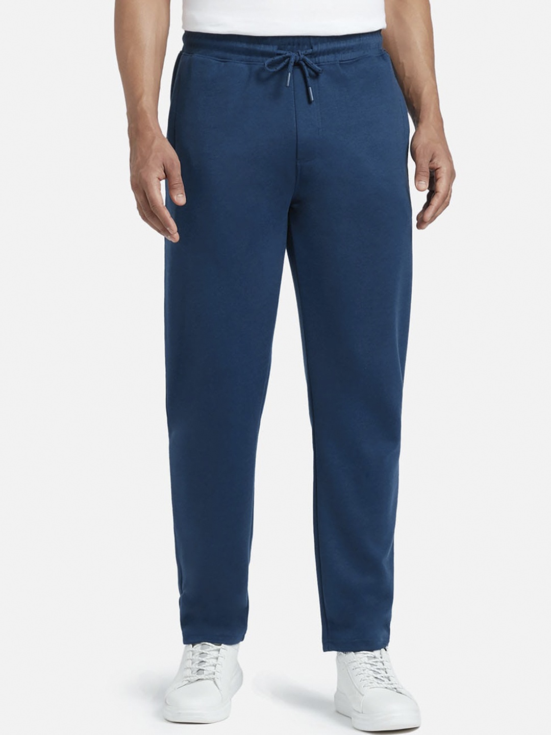 

XYXX Men Blue Solid Cotton Lounge Pant