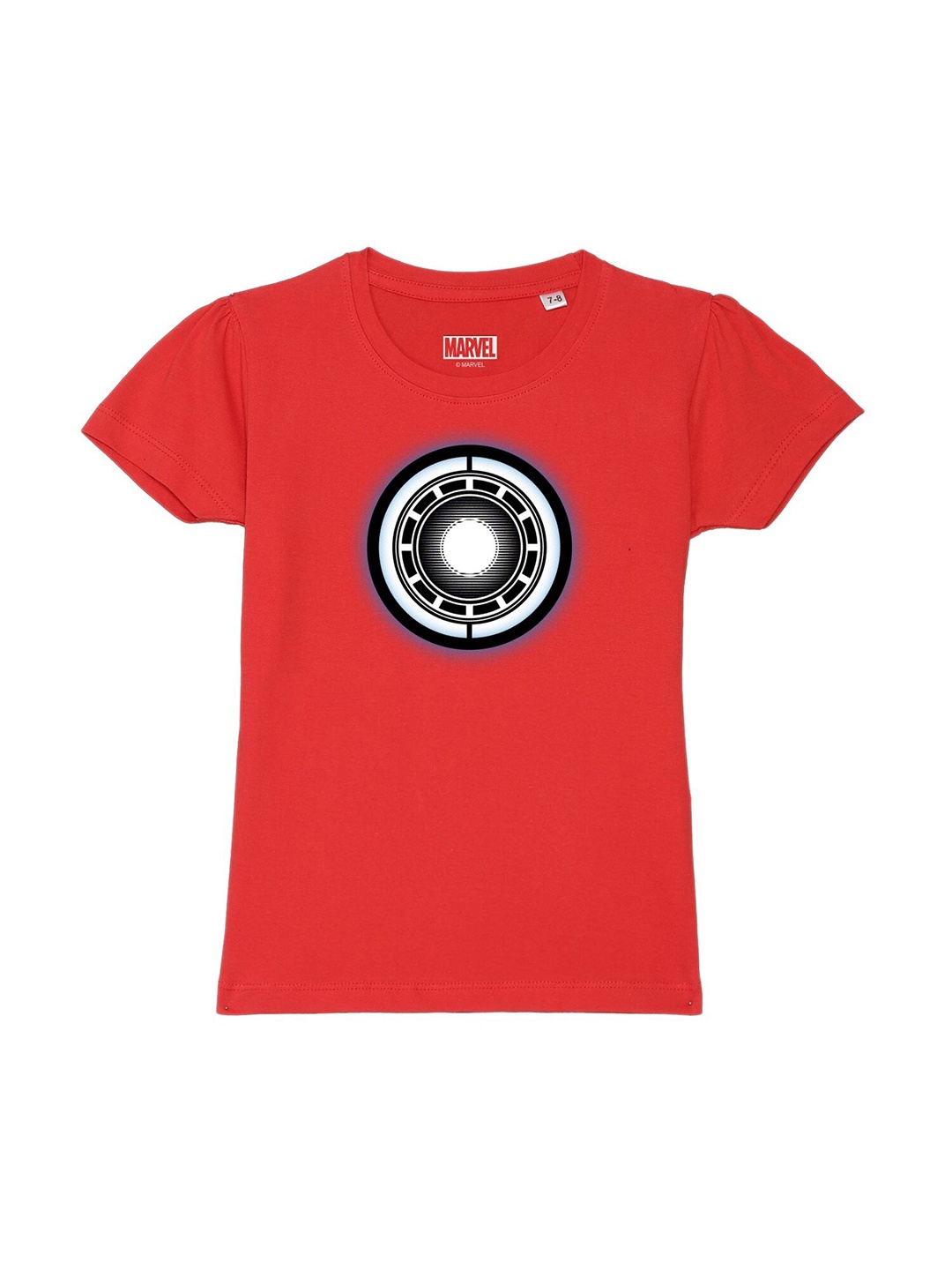 

Marvel by Wear Your Mind Girls Red Avengers Printed T-shirt