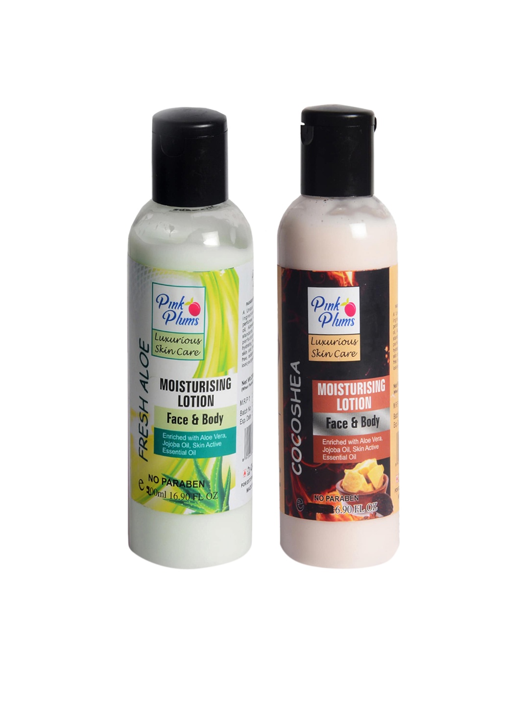 

Pink Plums Pack of 2 Face & Body Moisturising Lotion 200ml Each, Multi