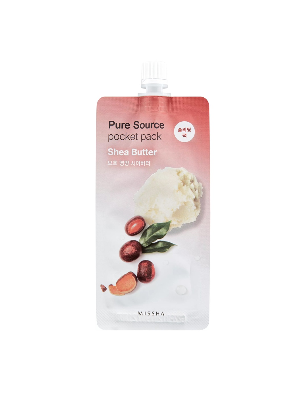 

MISSHA Set of 5 Pure Source Pocket Pack Shea Butter, White