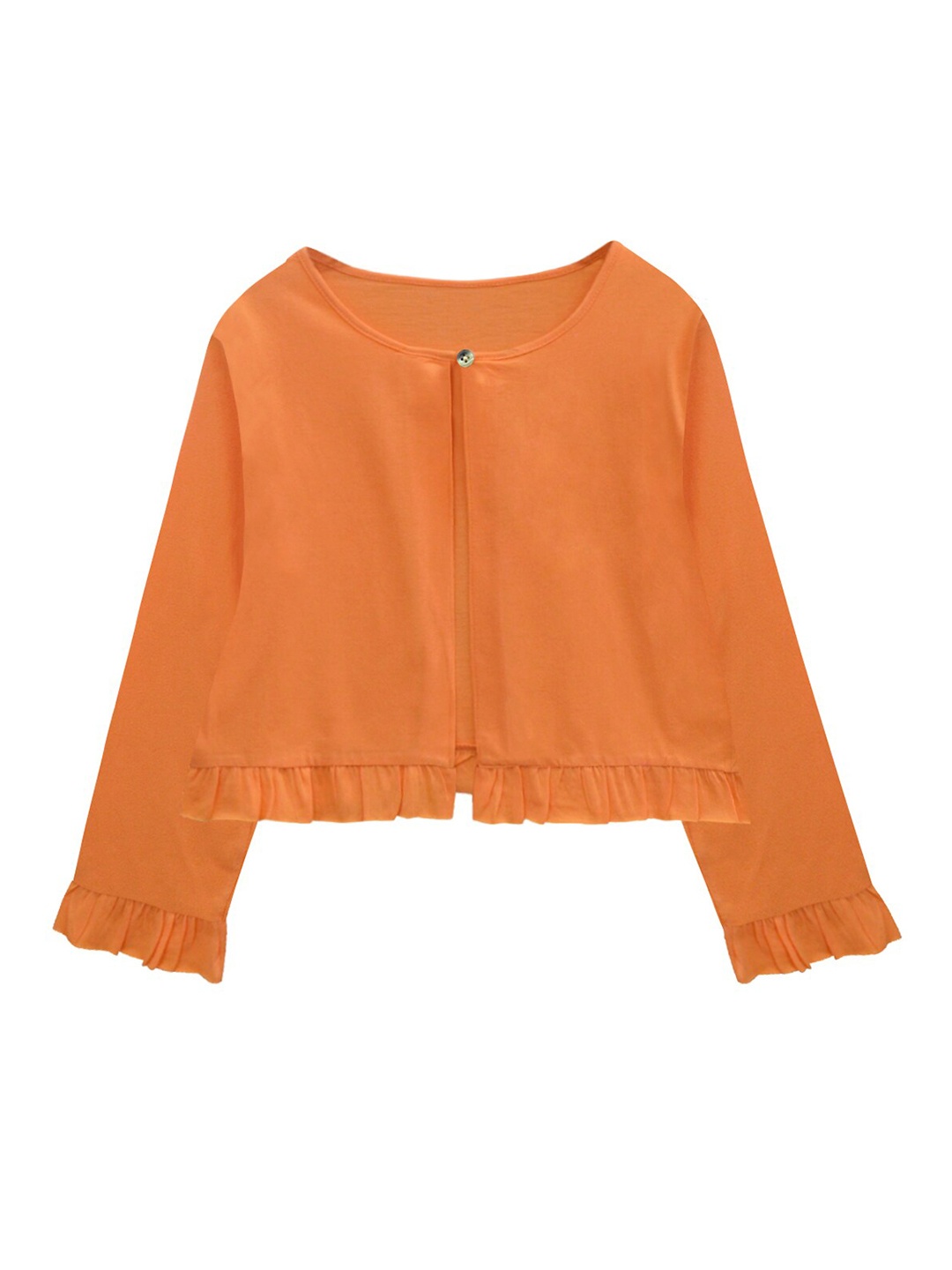 

A.T.U.N. Girls Orange Evie Jersey Cardigan