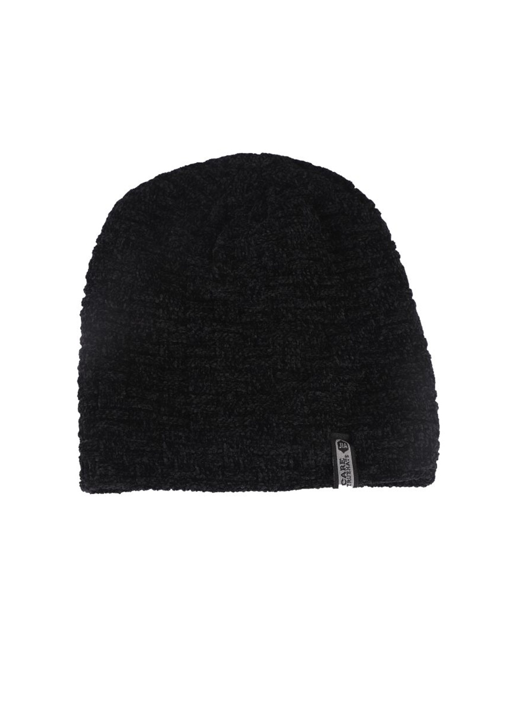 

ELLIS Men Black Self Design Beanie