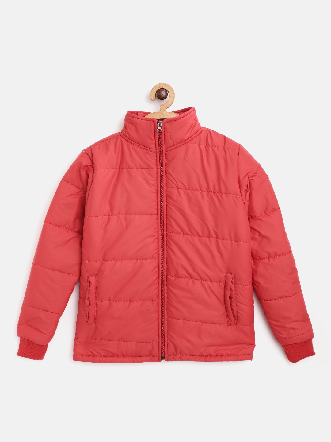 

Belle Fille Unisex Kids Red Lightweight Open Front Jacket