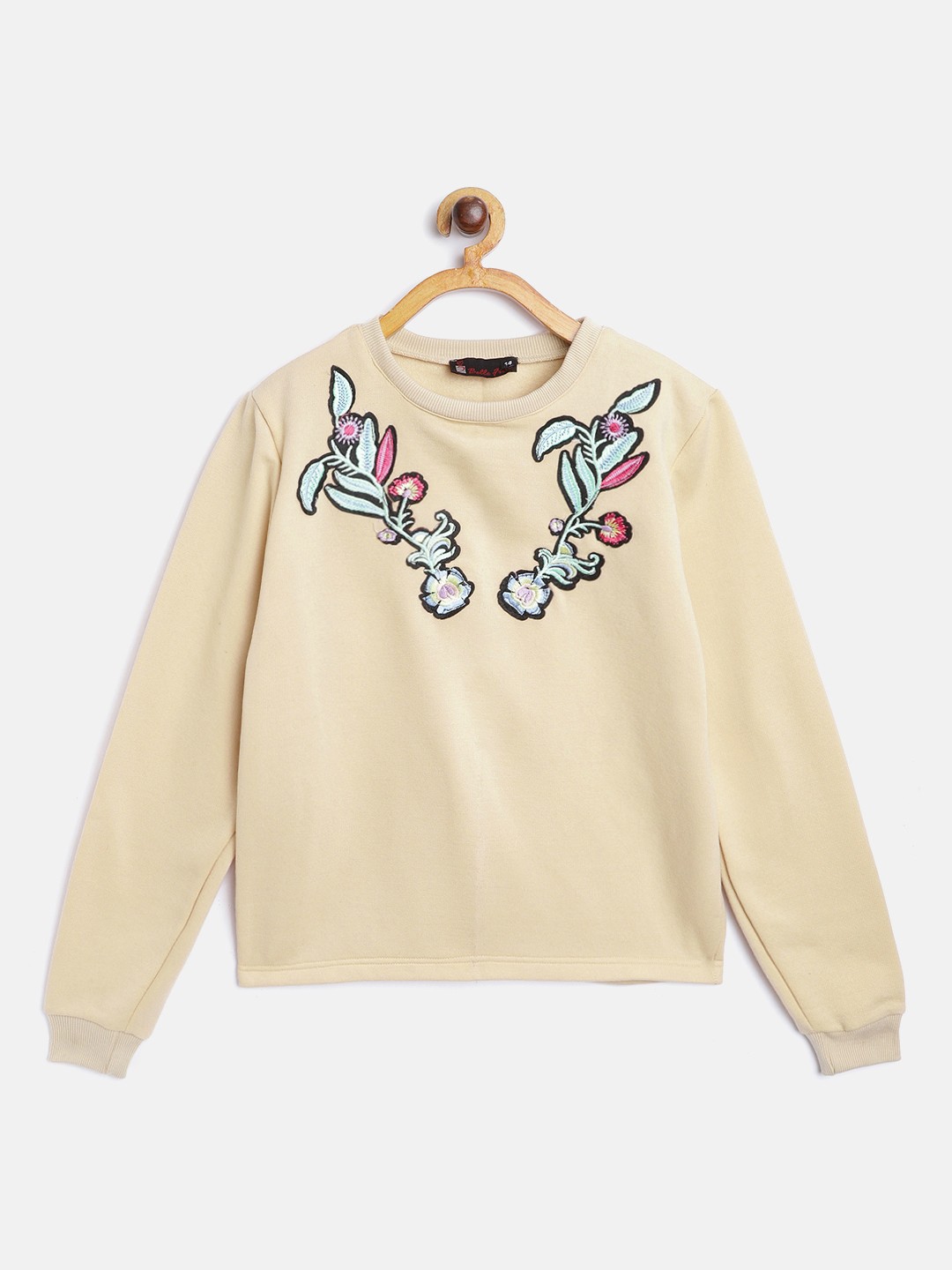 

Belle Fille Kids Beige Sweatshirt