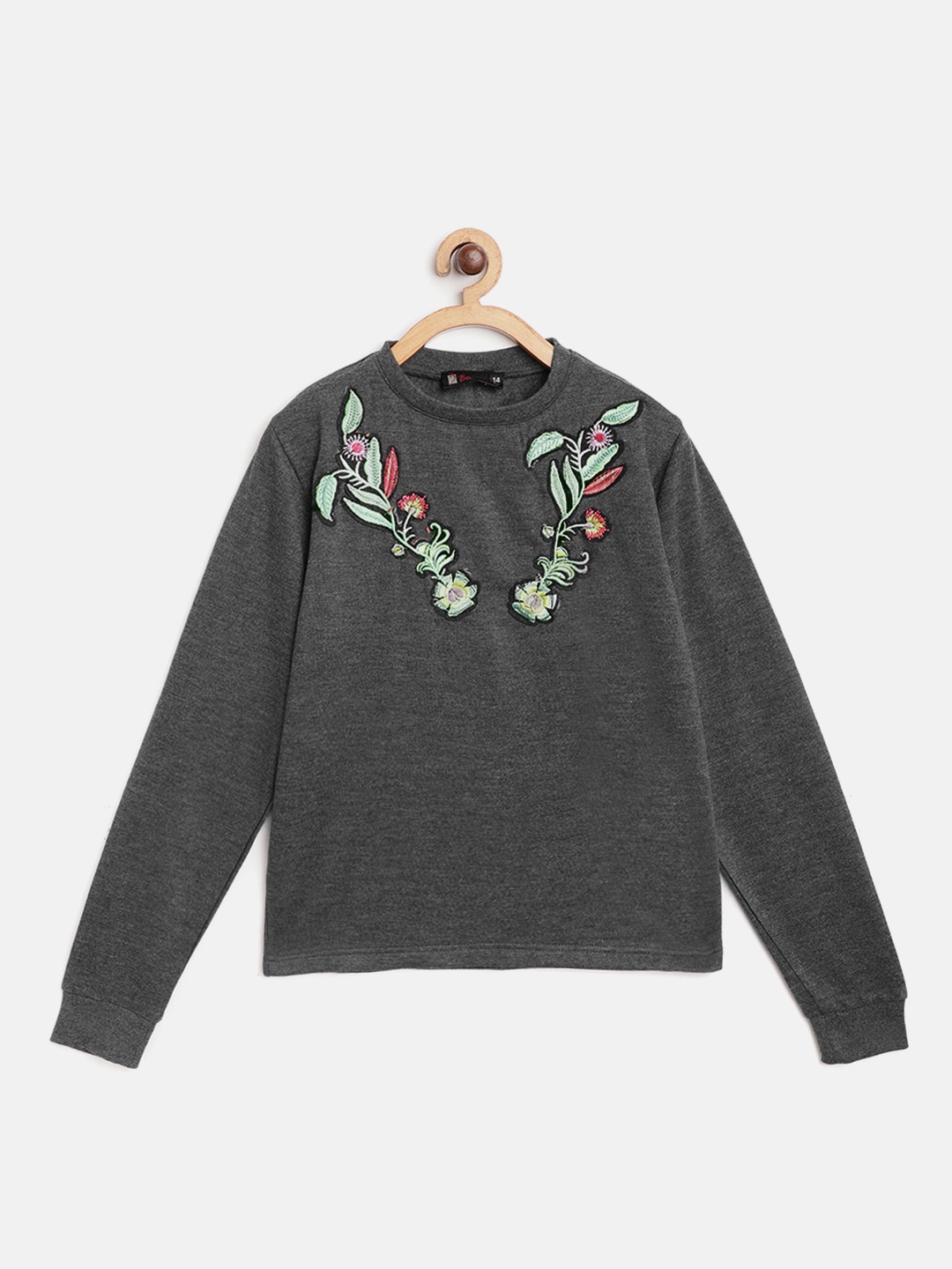 

Belle Fille Kids Charcoal Fleece Sweatshirt