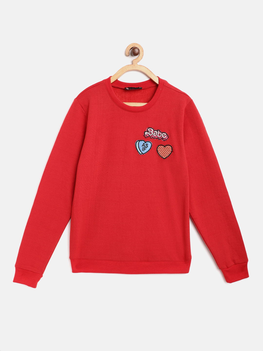 

Belle Fille Kids Red Fleece Sweatshirt