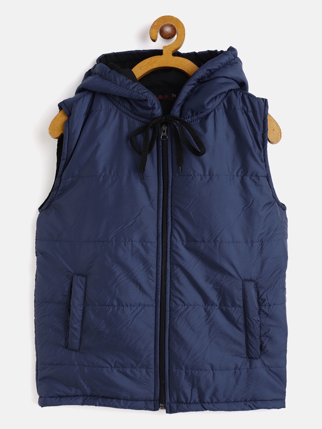 

Belle Fille Kids Navy Blue Solid Lightweight Padded Jacket