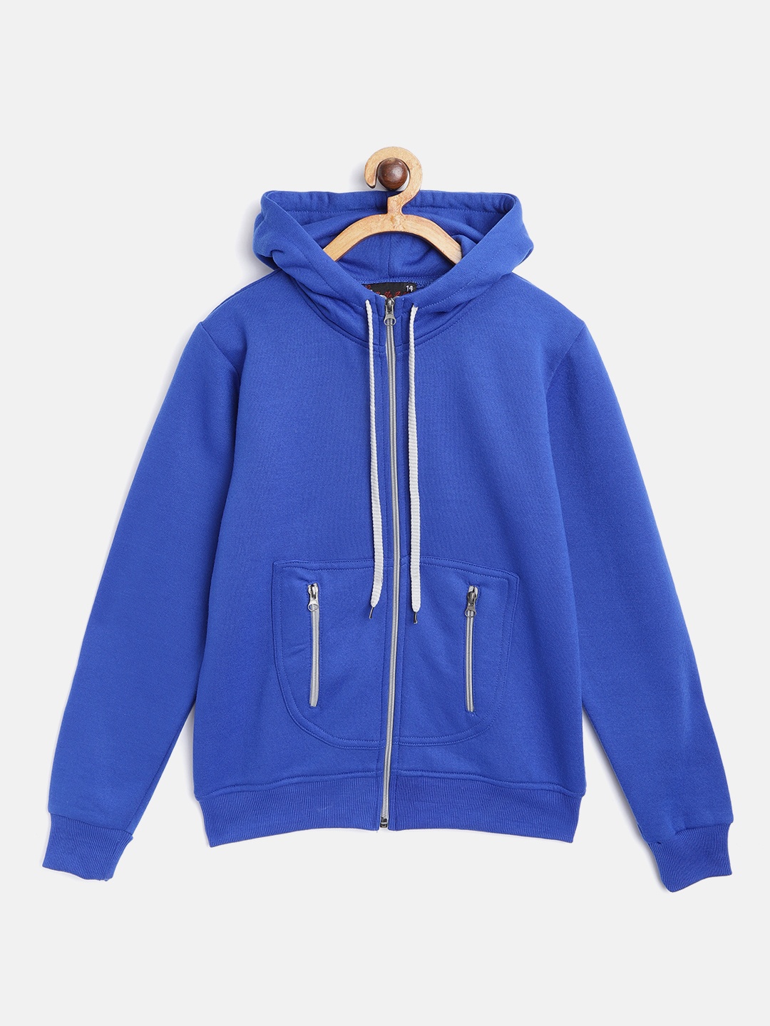 

Belle Fille Unisex Kids Blue Fleece Lightweight Open Front Jacket