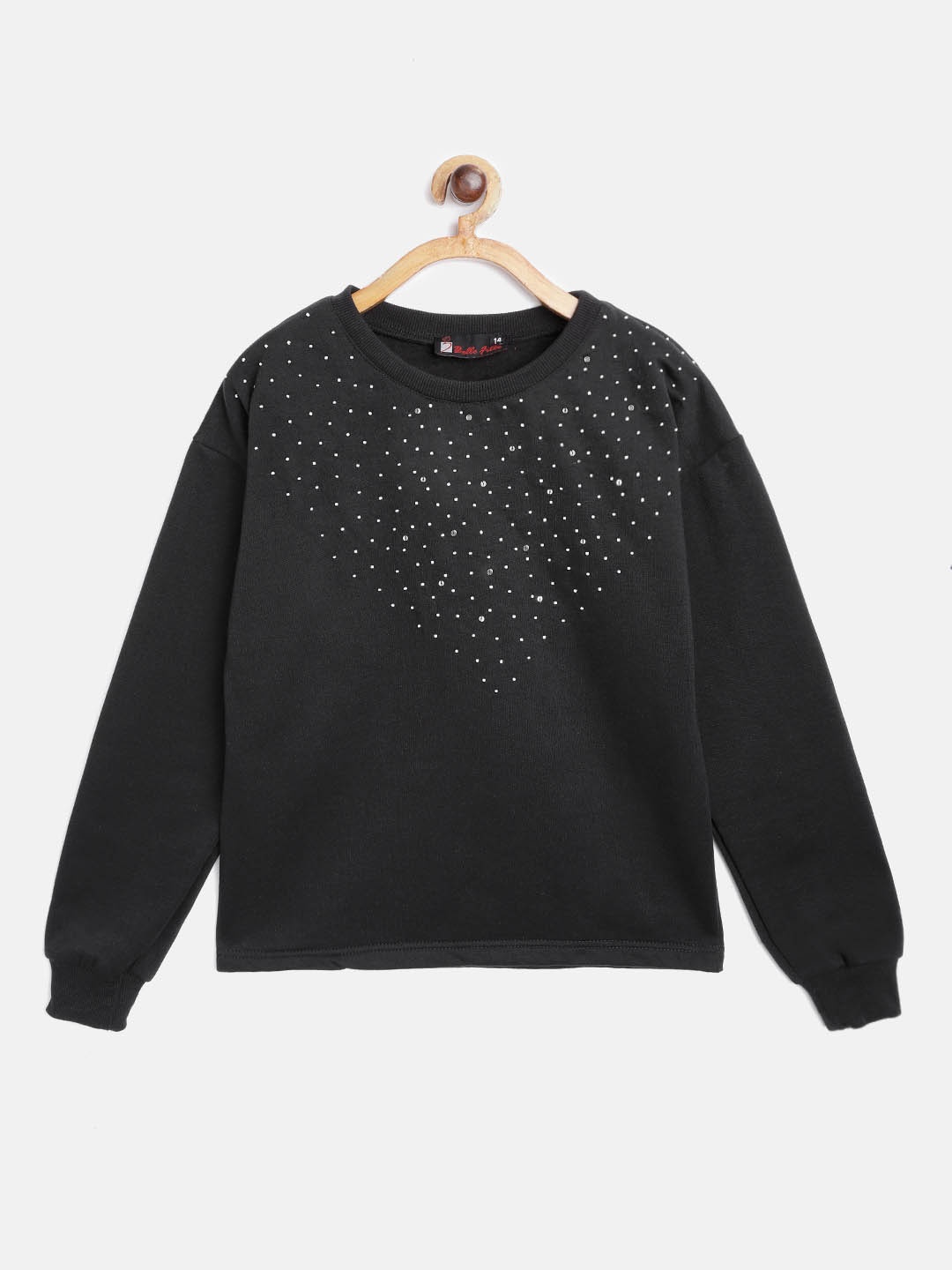 

Belle Fille Kids Black Fleece Sweatshirt