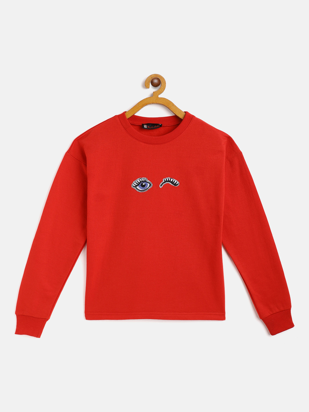 

Belle Fille Unisex Kids Red Sweatshirt