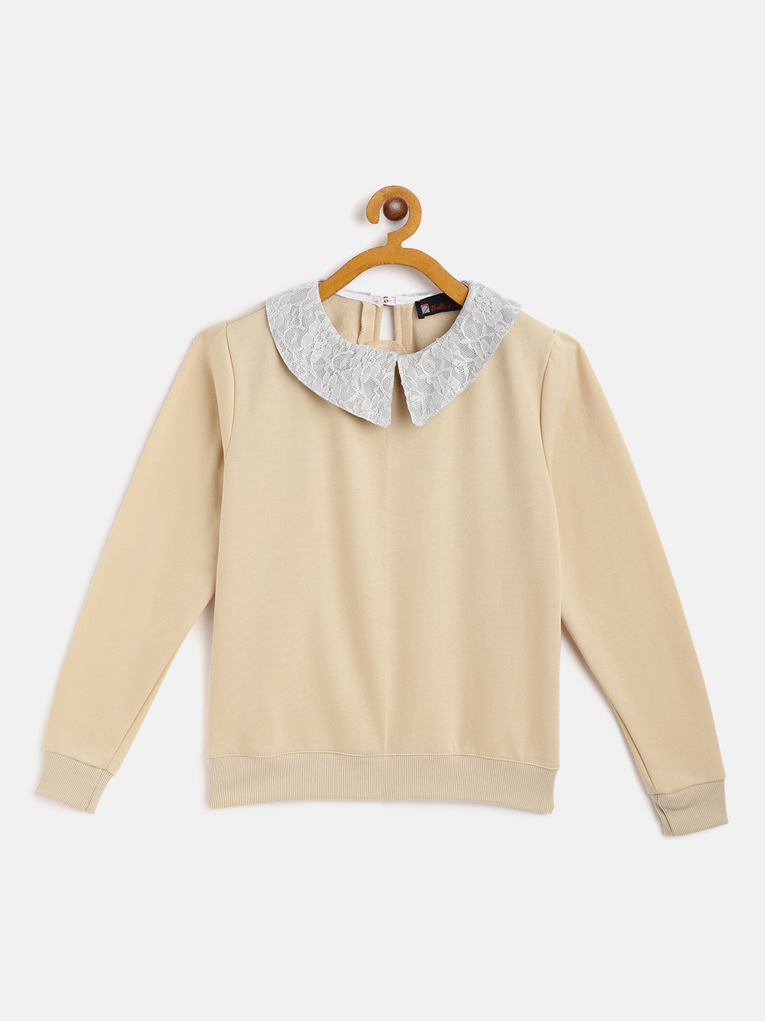 

Belle Fille Unisex Kids Beige Sweatshirt