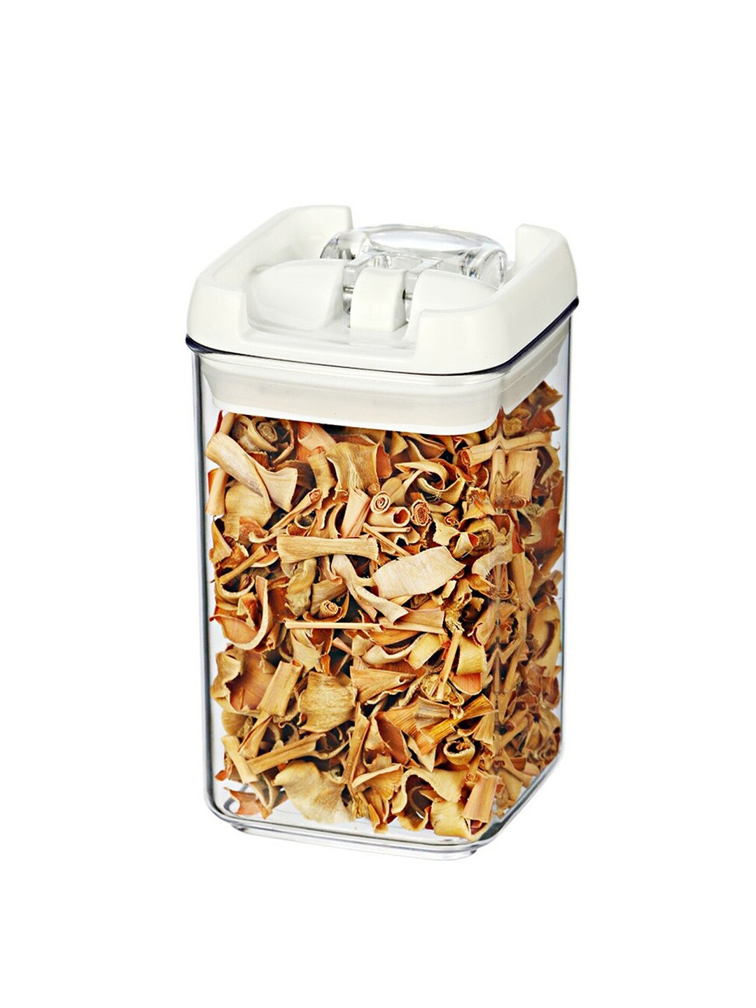 

Felli Transparent & White Solid Air Tight Food Container