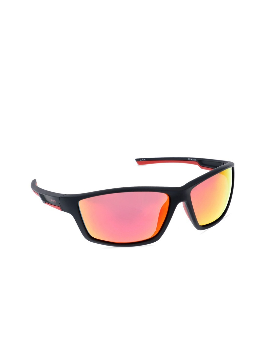 

OPIUM Men Red Sports Sunglasses with Polarised and UV Protected Lens OP-1811-C03