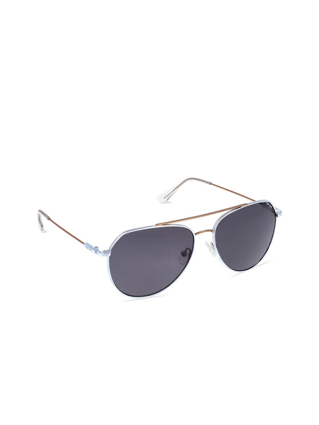 

OPIUM Men Grey Lens & Gold-Toned Aviator Sunglasses with UV Protected Lens