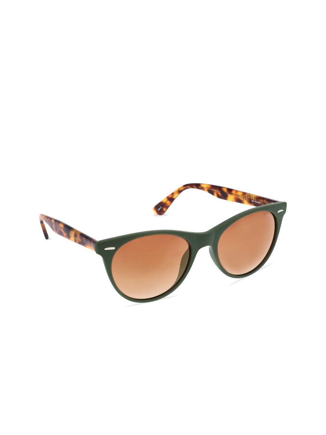 

OPIUM Women Brown & Green UV Protected Wayfarer Sunglasses OP-1781-C03