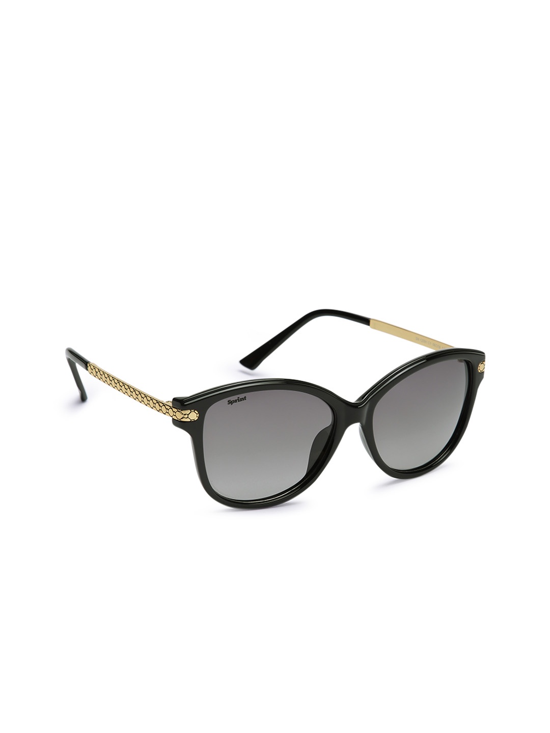 

Sprint Women Grey Lens & Black Rectangle Sunglasses with Polarised Lens 12091 C1 S