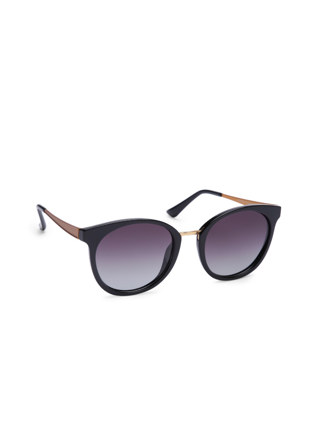 

Sprint Women Grey Lens & Black Round Sunglasses with Polarised Lens 12105 C1 S