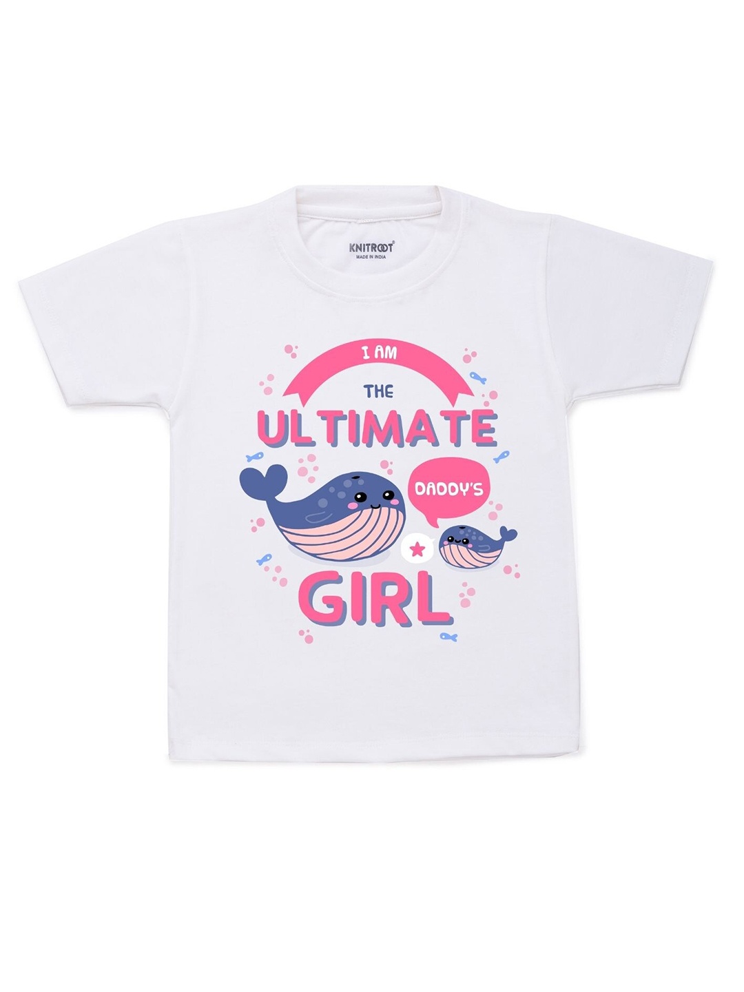 

KNITROOT Kids White Printed T-shirt
