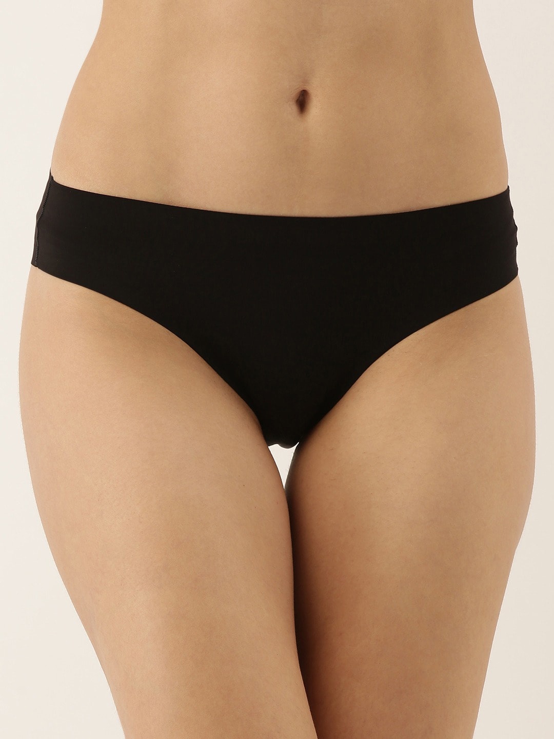 

Amante Women Women Black Solid Seamless Bikini Briefs PAN11410a