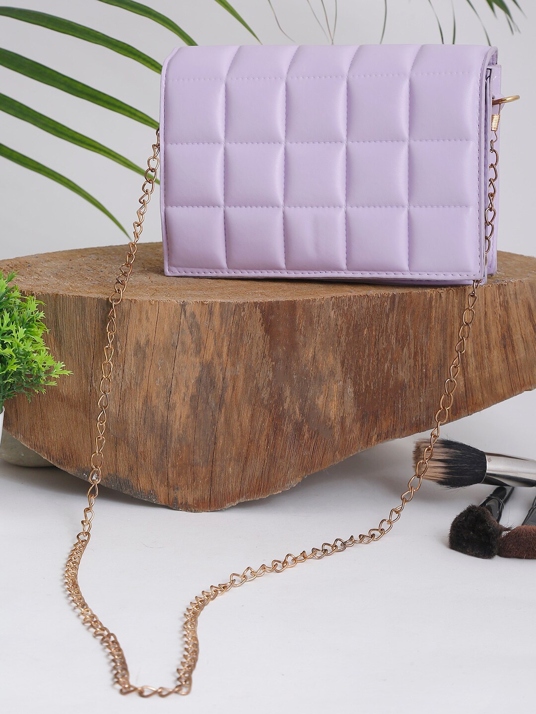 

Apsis Purple Structured Sling Bag