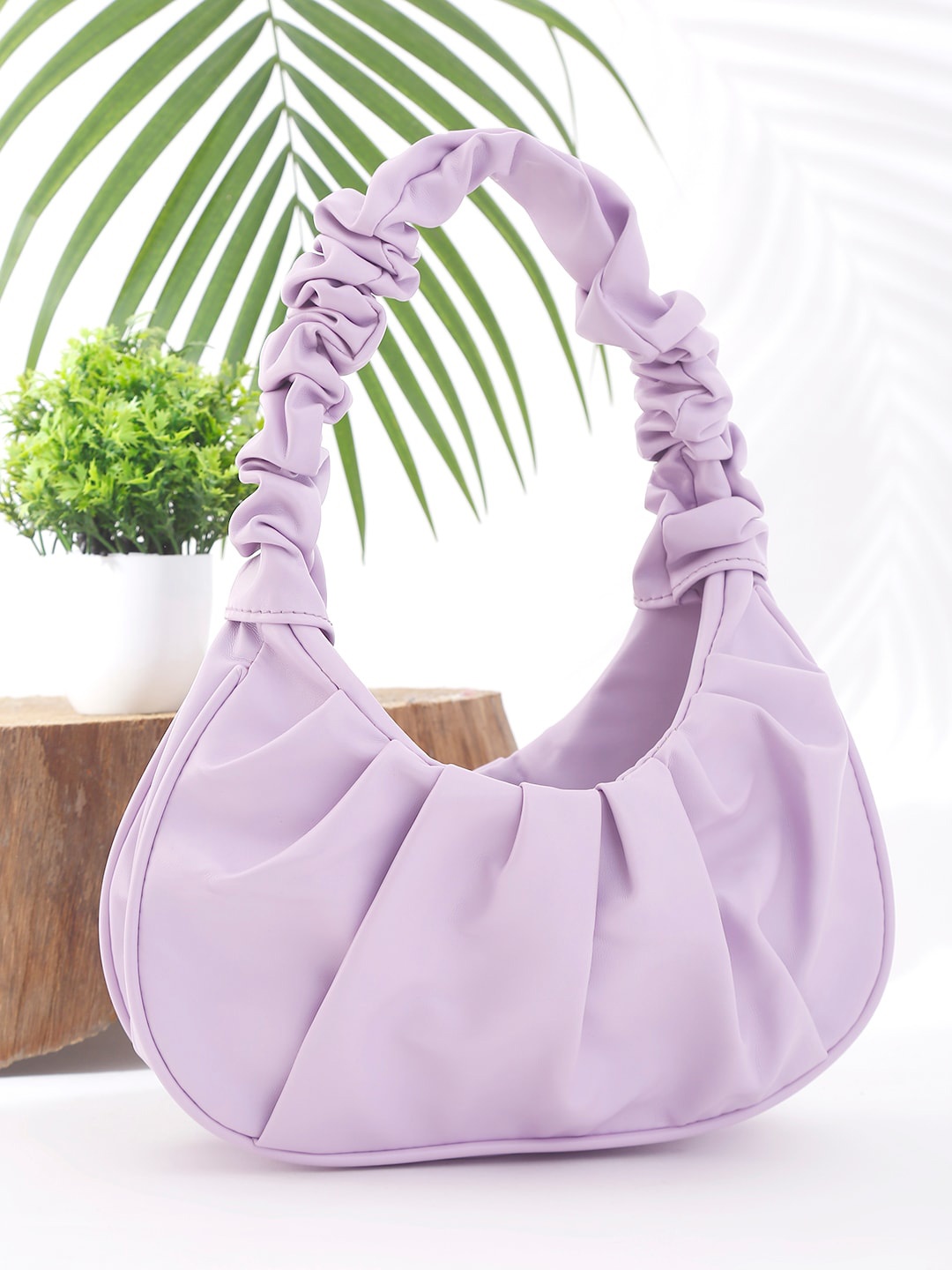 

Apsis Lavender Bucket Hobo Bag