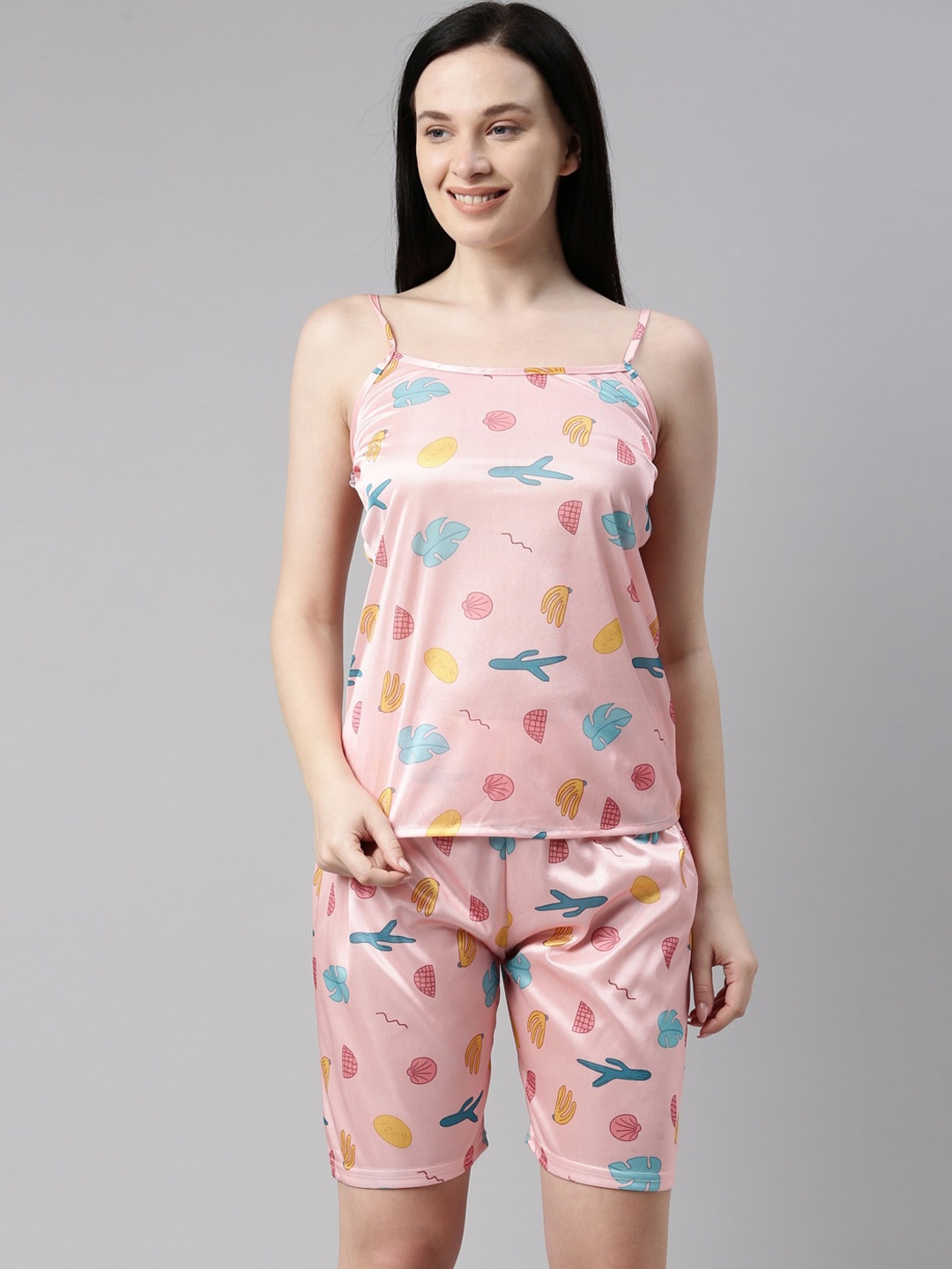 

Bailey sells Women Pink & Blue Printed Night suit