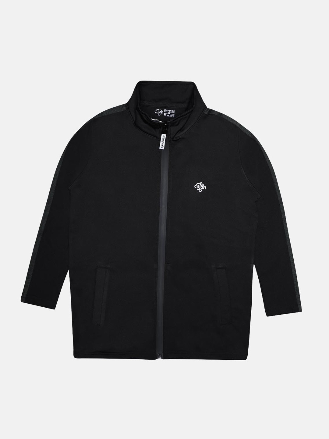 

CHIMPRALA Boys Black Lightweight Running Sporty Jacket