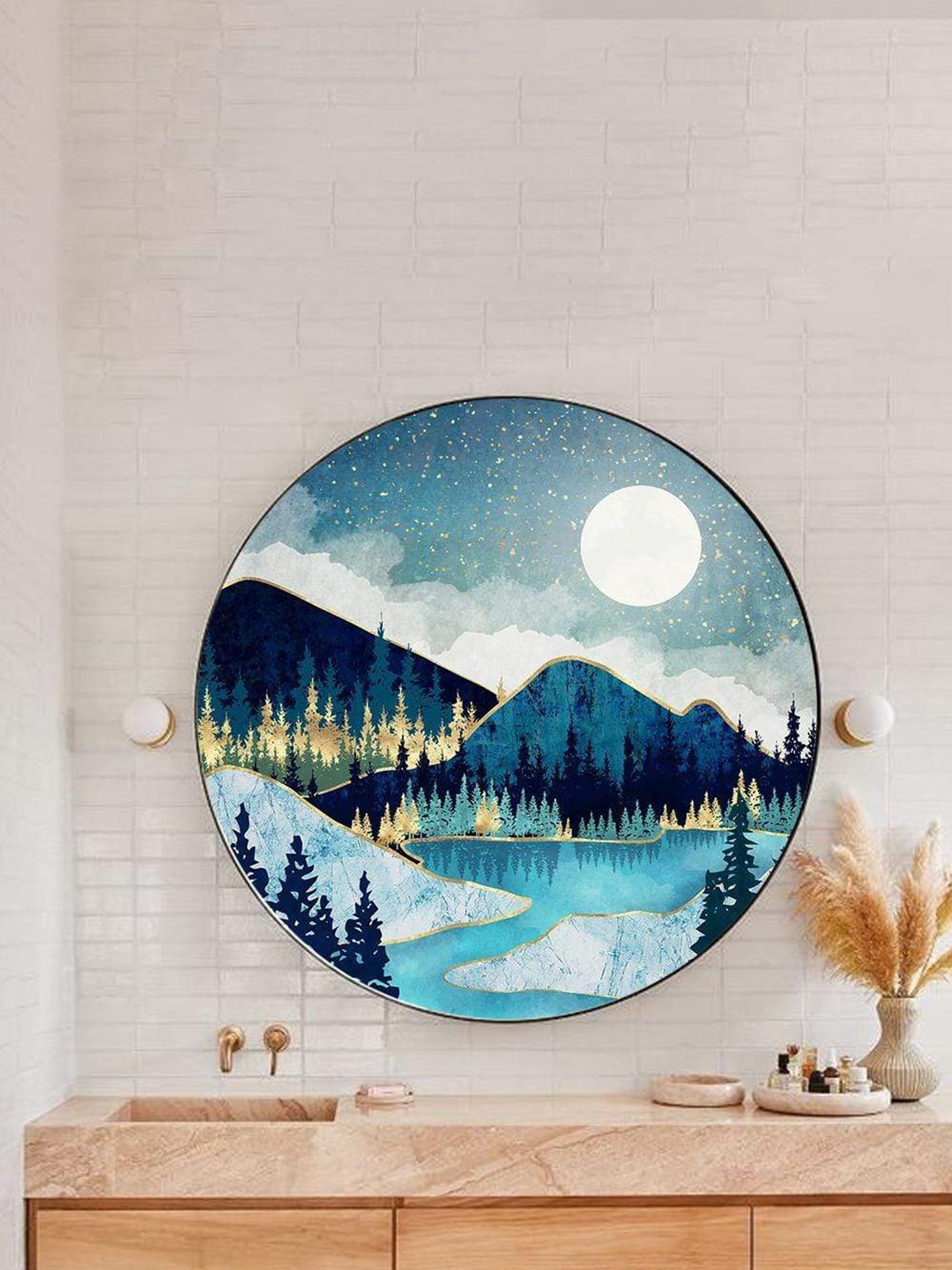 

THE ARTMENT Blue & White Reflection Rendezvous Wall Art