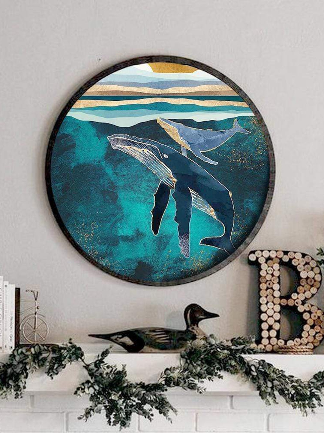 

THE ARTMENT Blue The Deep End Canvas With Matte Finish