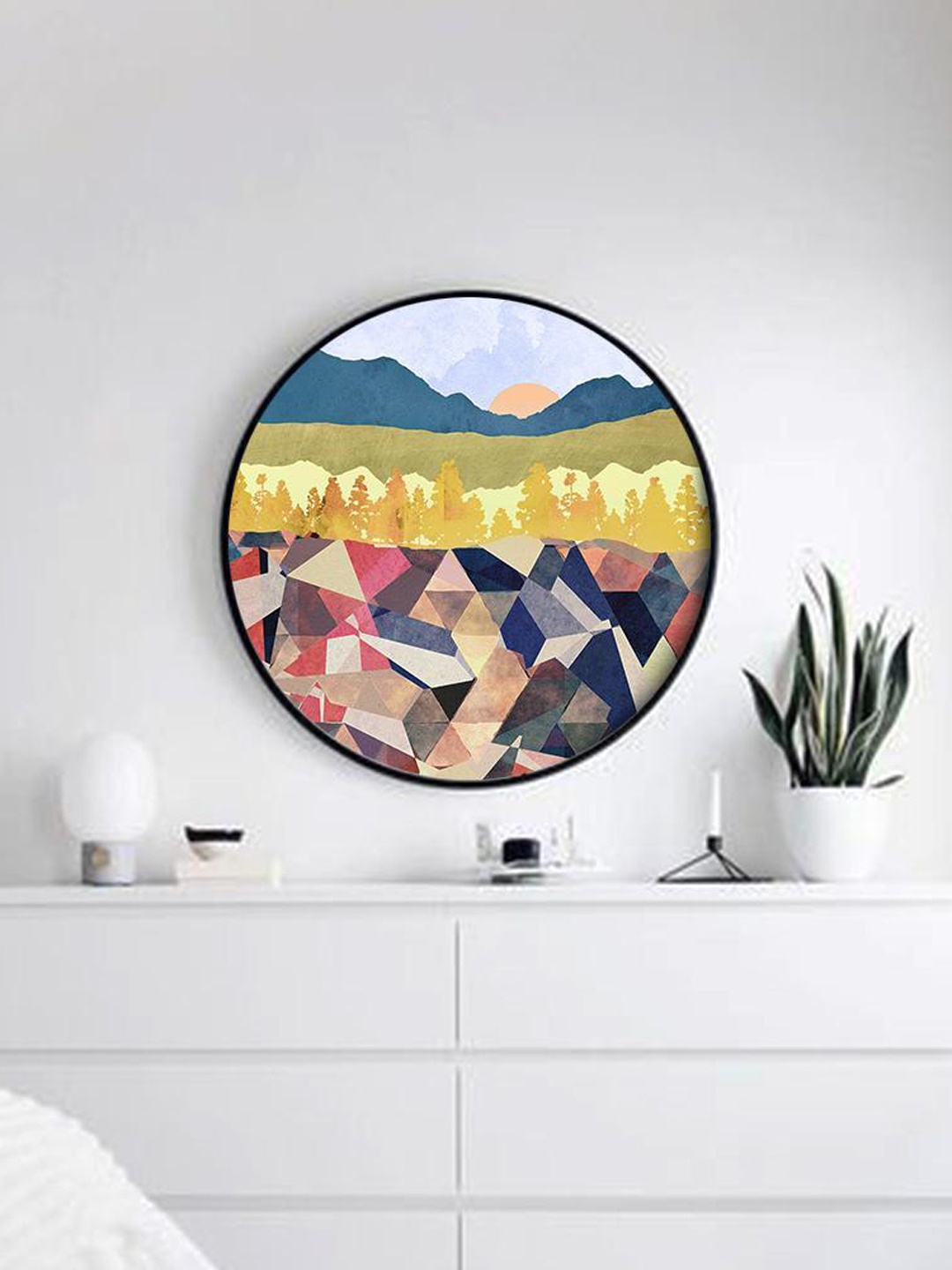 

THE ARTMENT Blue Dramatic Dream Small Canvas Matte Finish