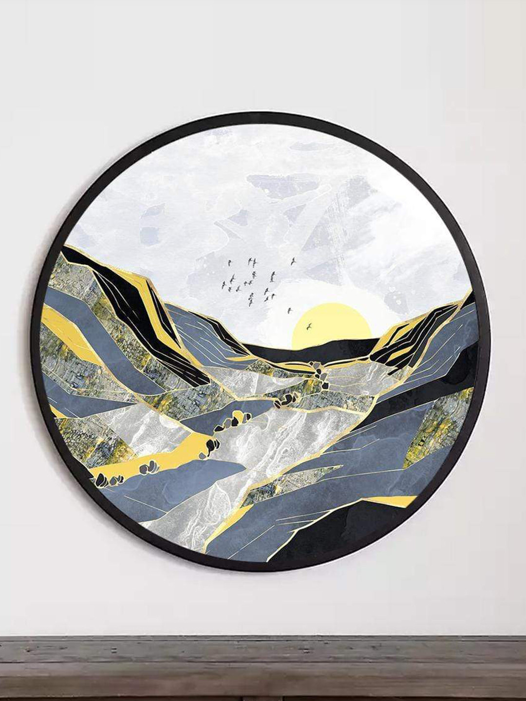 

THE ARTMENT Grey Melting Moments Medium Canvas Matte Finish