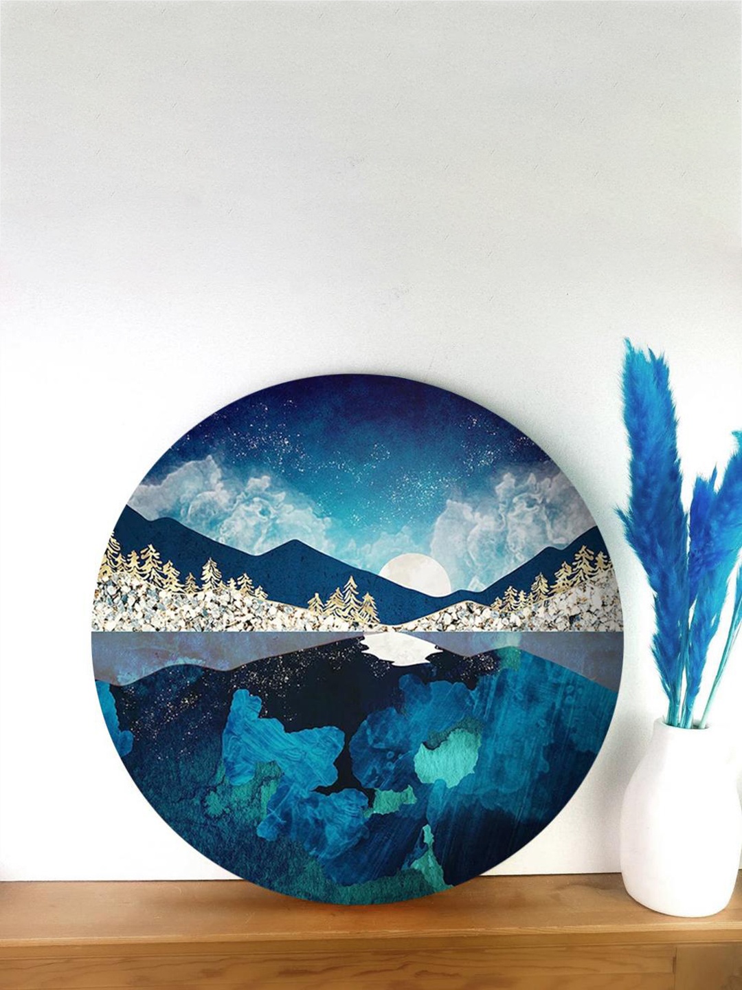 

THE ARTMENT Blue Reflection Rendezvous Canvas Wall Art