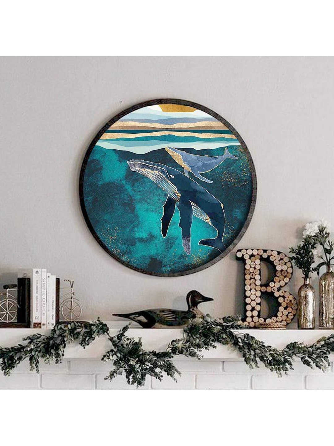 

THE ARTMENT Blue The Deep End Canvas Wall Art