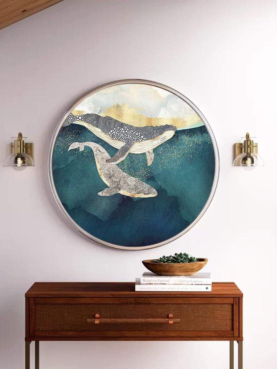 

THE ARTMENT Blue The Deep End Canvas Wall Art