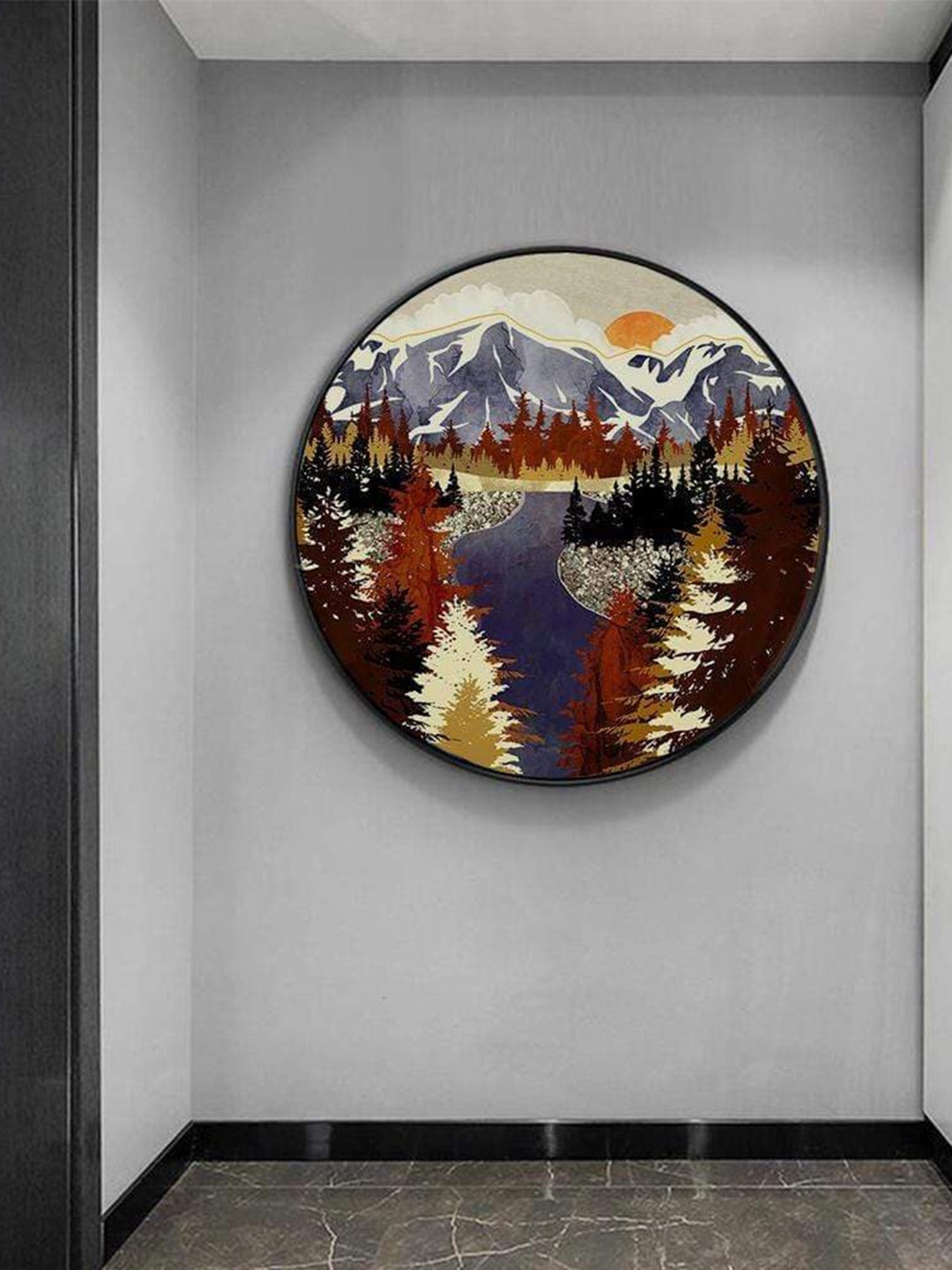 

THE ARTMENT Matte Finish Autumn Evenings Canvas, Multi