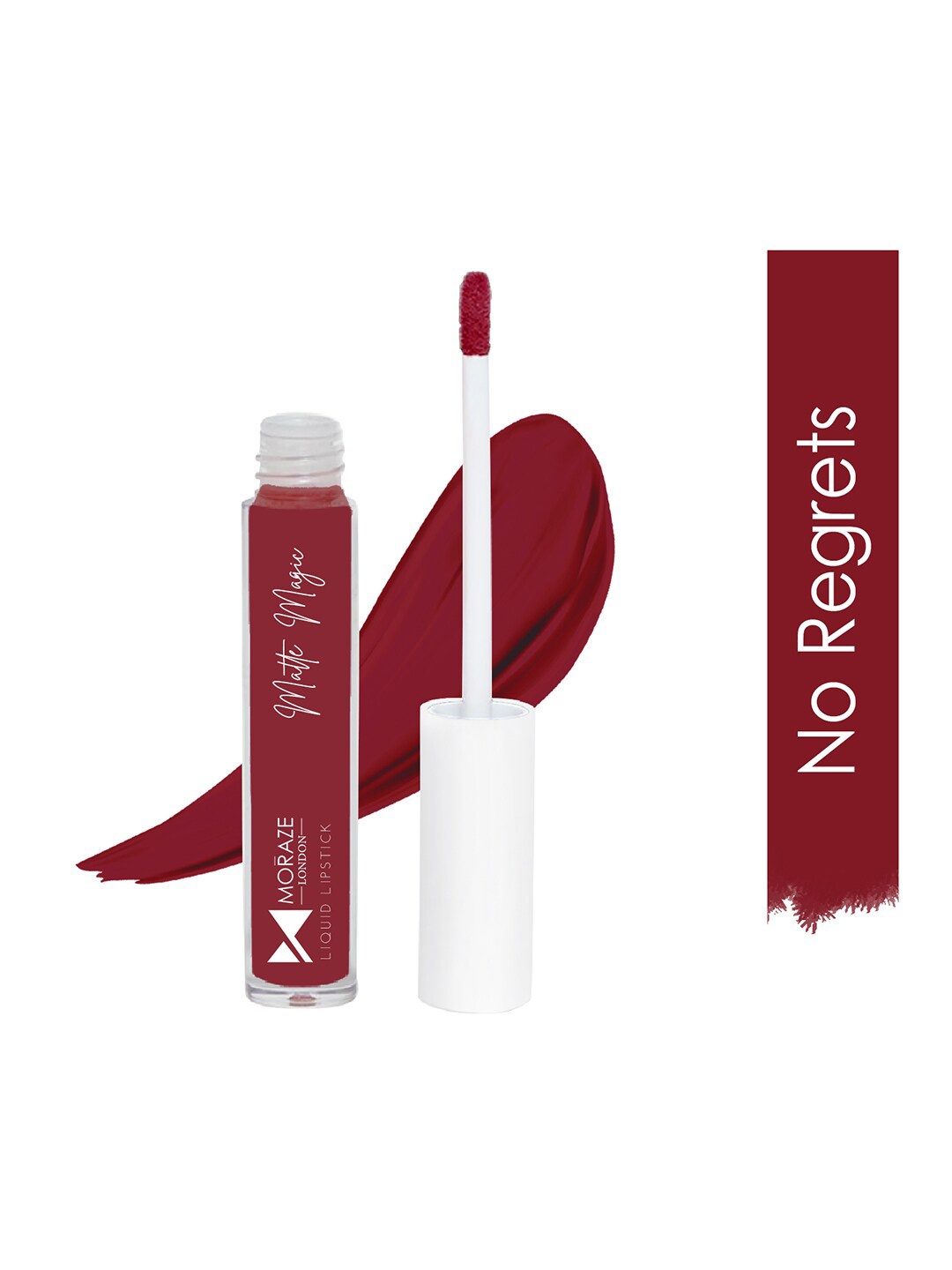 

Moraze Matte Magic Liquid Lipstick No Regrets - 3 ml, Maroon
