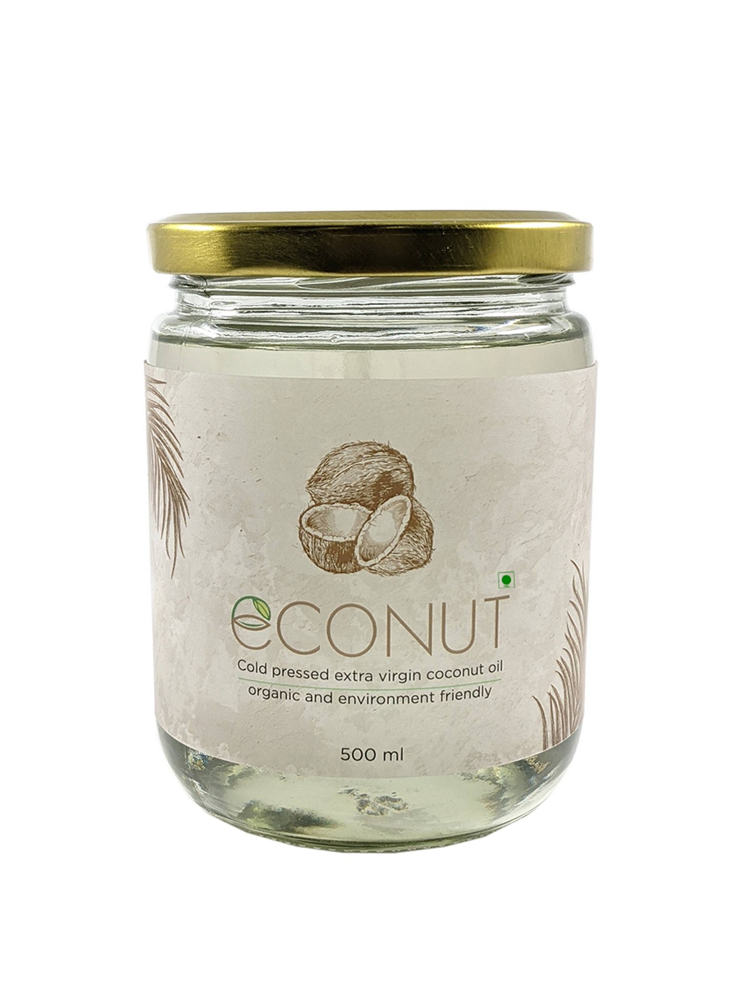 

ECONUT Extra Virgin Coconut Oil - 500 ml, Transparent