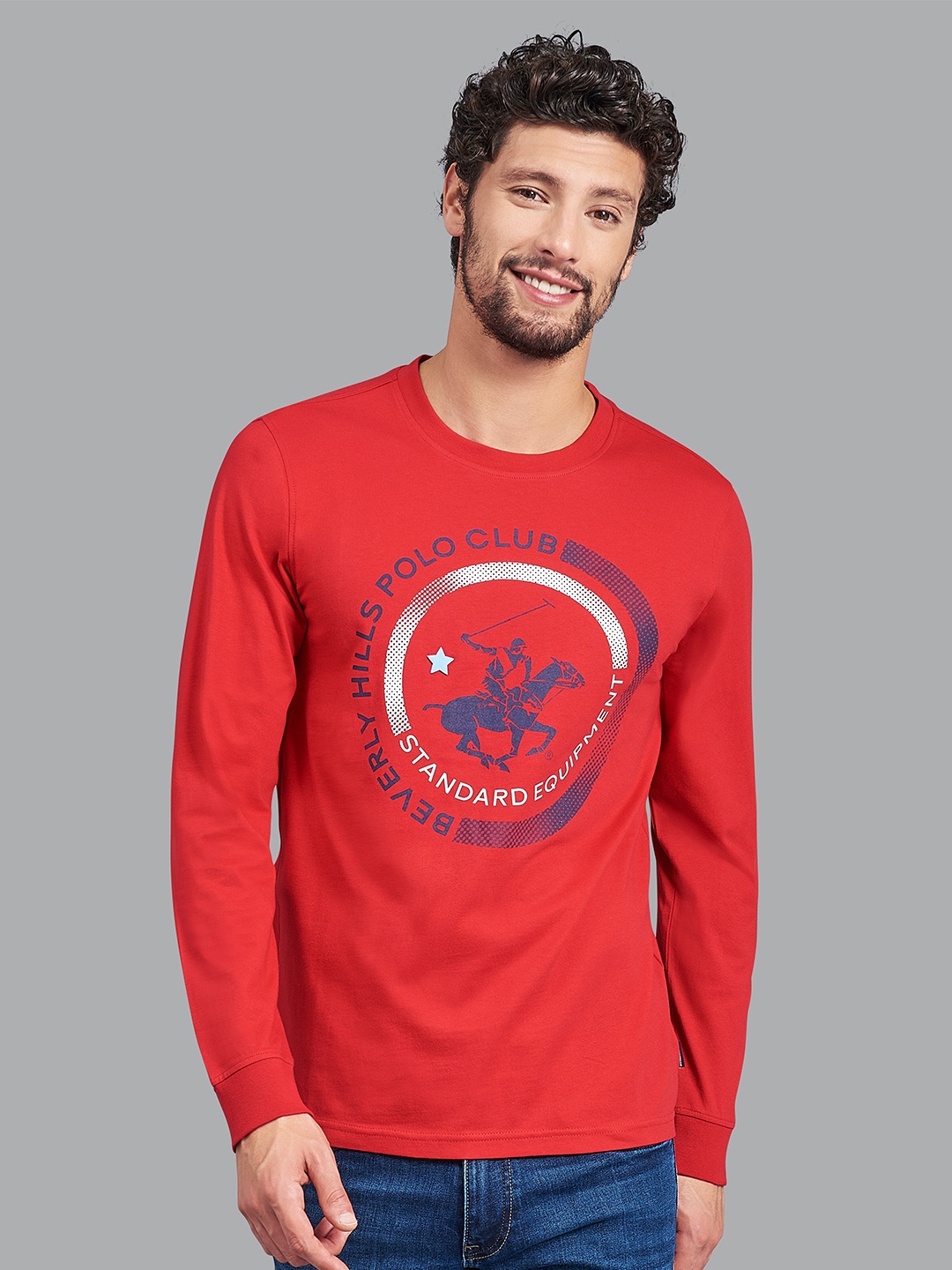 

Beverly Hills Polo Club Men Red T-shirt