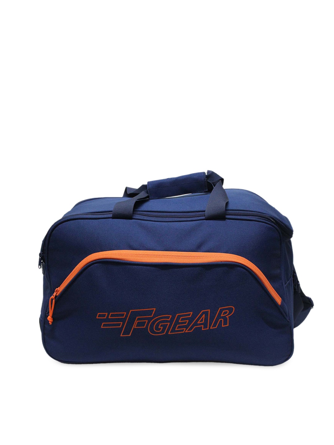 

F Gear Unisex Blue & Orange Printed Duffle Bag