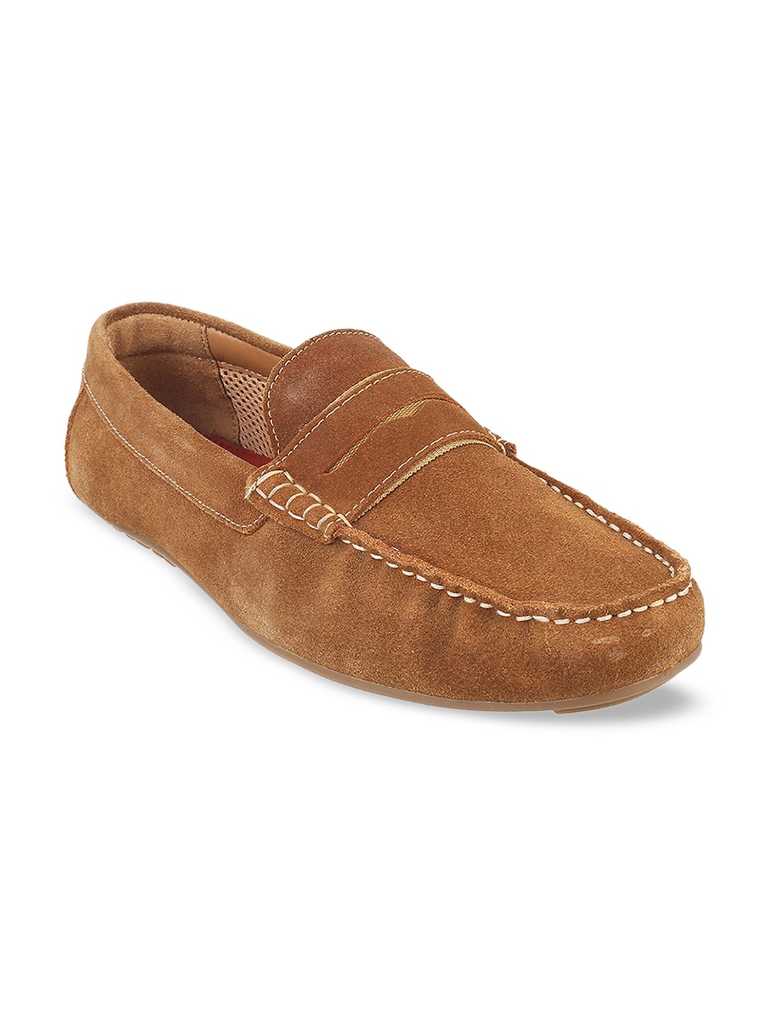

Metro Men Tan Suede Loafers
