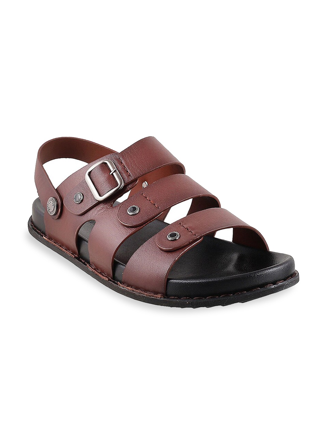 

Metro Men Brown Comfort Sandals