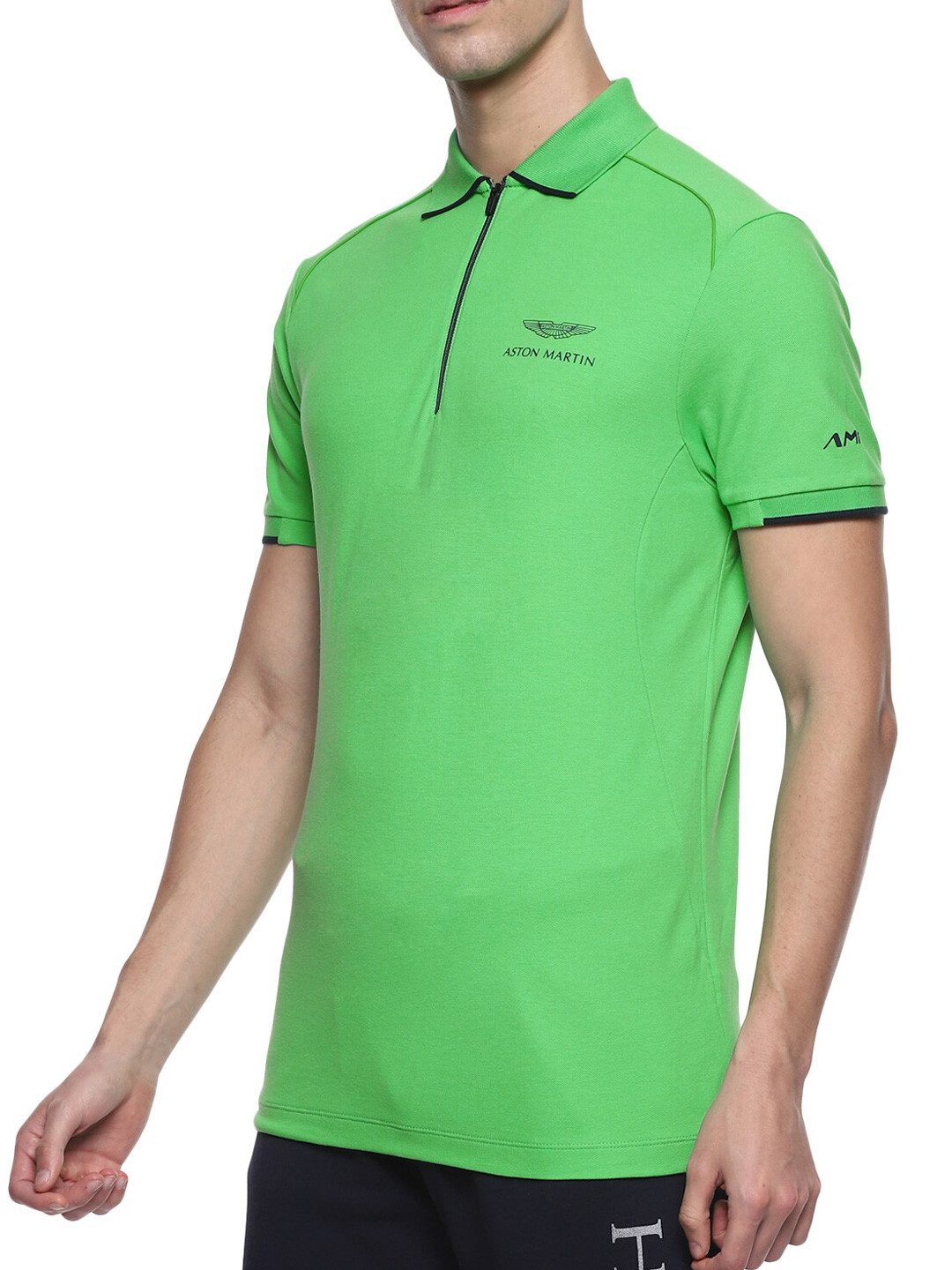 

HACKETT LONDON Men Green Polo Collar T-shirt