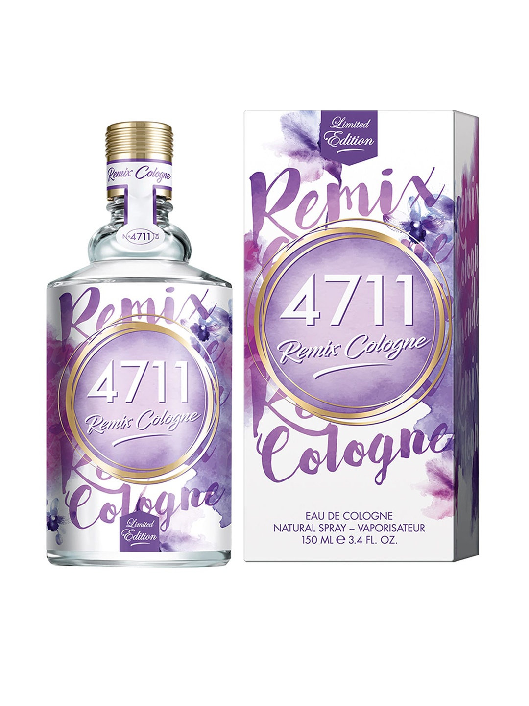 

4711 Remix Lavender Eau de Cologne - 150ml, Transparent