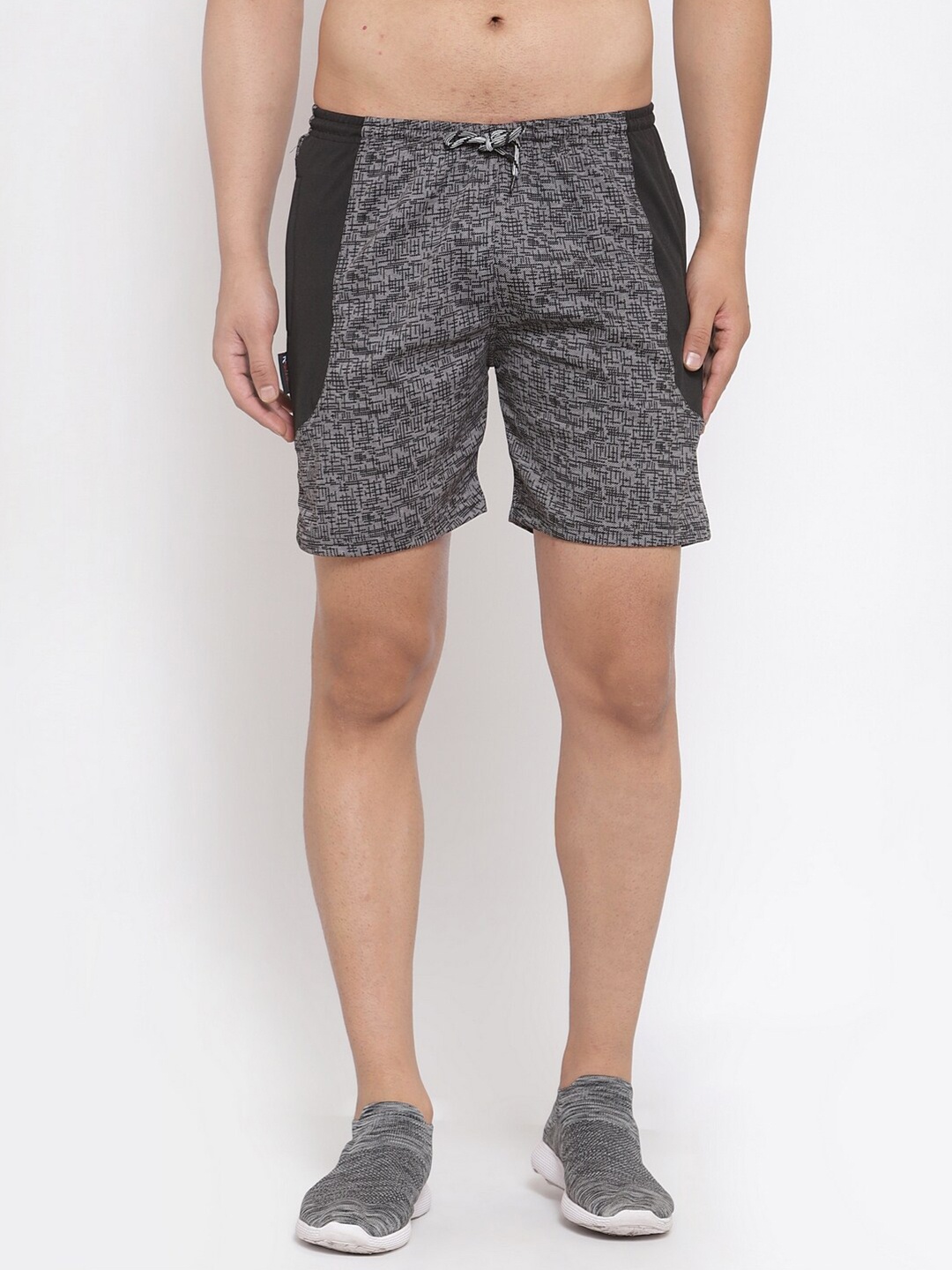 

KLOTTHE Men Grey Outdoor Sports Shorts