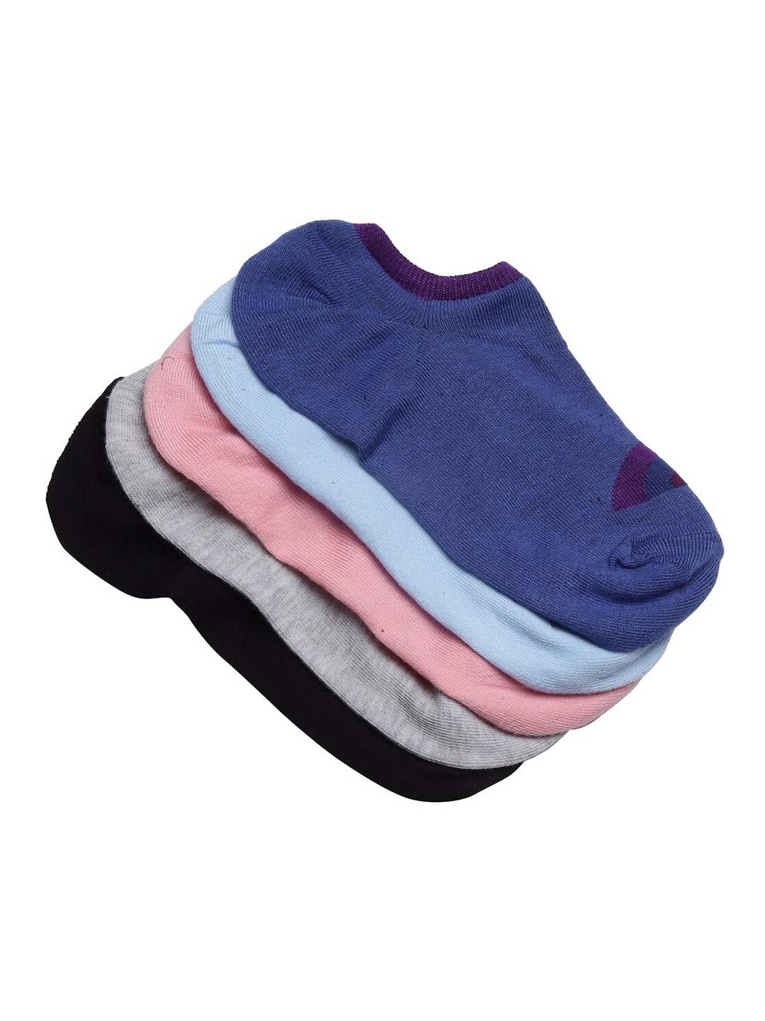 Texlon Women Pack Of 5 Assorted Shoe-Liners