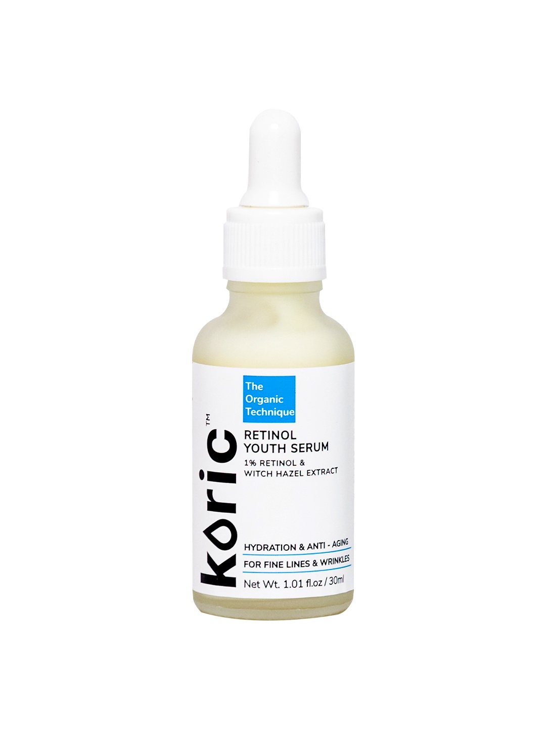 

Koric Retinol Youth Serum with 1% Retinol & Witch Hazel Extract 30 ml, Transparent