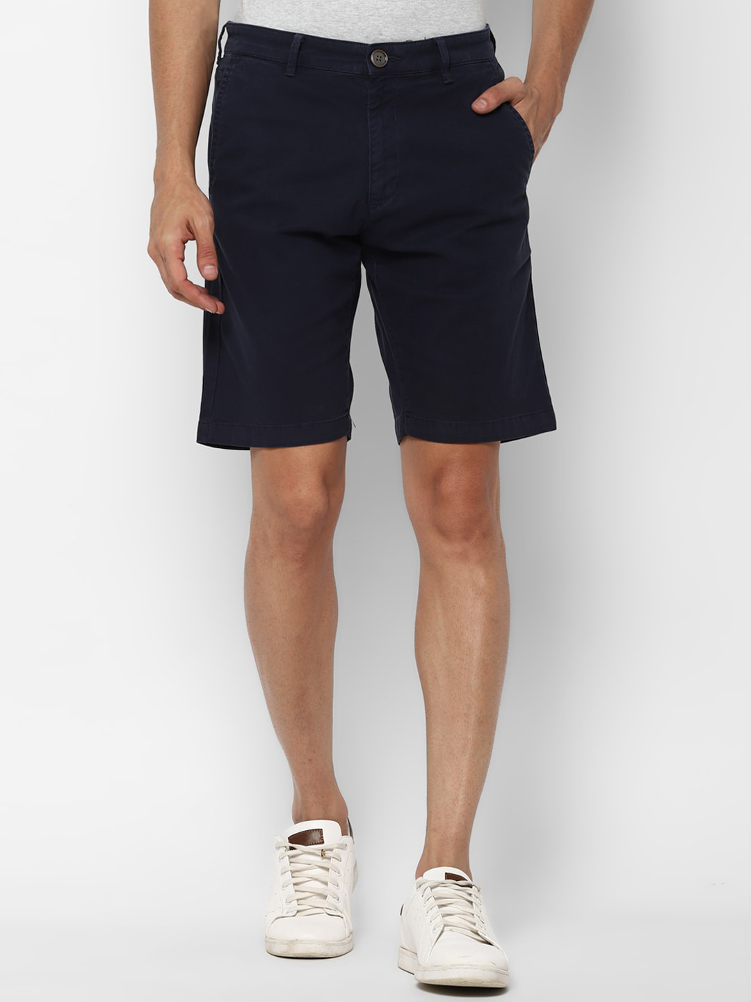 

SIMON CARTER LONDON Men Navy Blue Slim Fit Regular Shorts