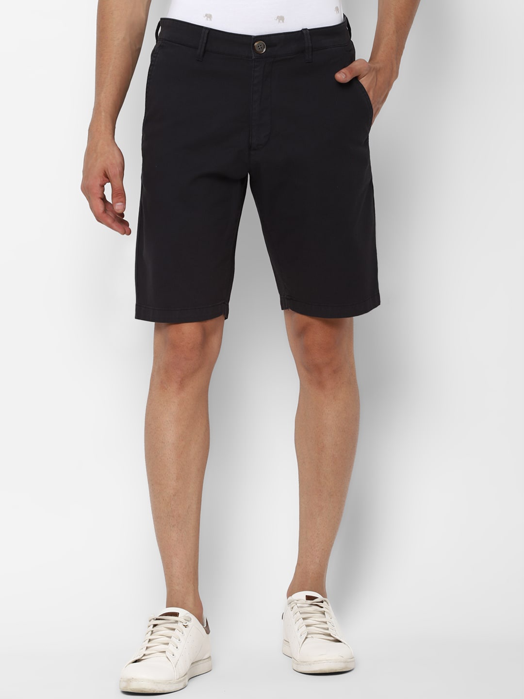 

SIMON CARTER LONDON Men Black Slim Fit Regular Shorts