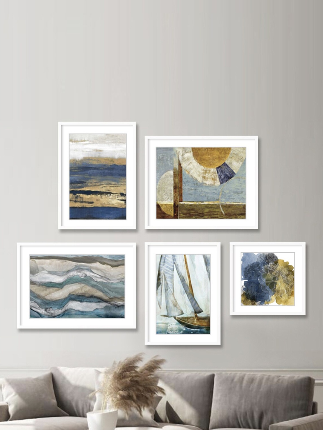 

Home Centre Assorted Set of 5 Paradise Theme Picture Frame