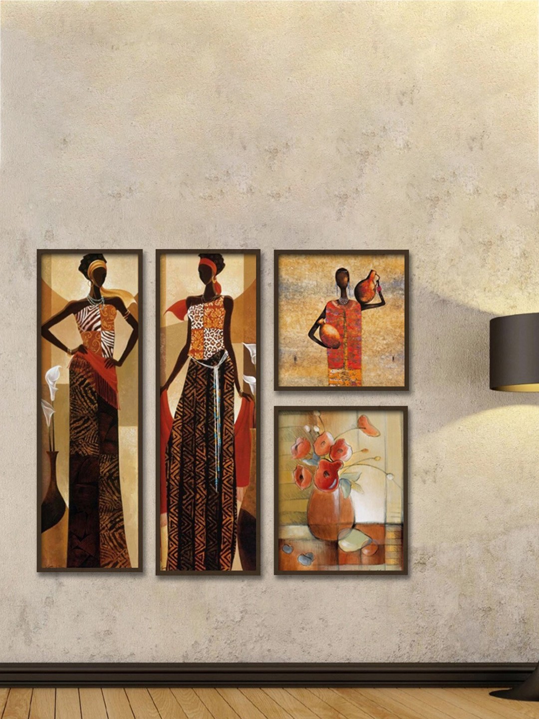 

Home Centre Assorted Set of 4 Paradise Bohemian Picture Frame, Multi